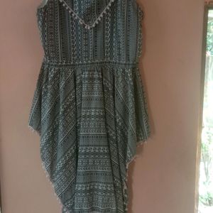 Printed Flared Dress