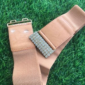 Orange Stretchable Belt