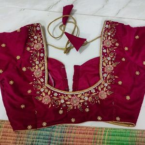 Maggam blouse On High Quality Velvet