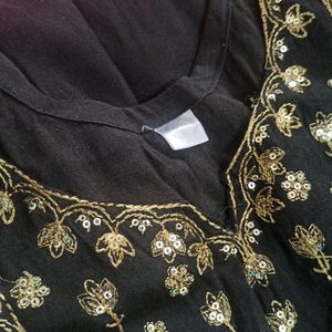 Black Kurta Set