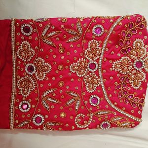 Heavy Bridal Maggam Work Blouse