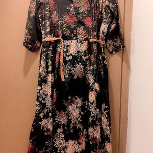 Black Floral Dress