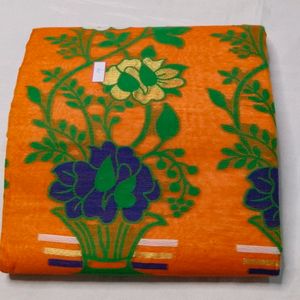 Cotton Jamdani Saree Without Blouse Piece