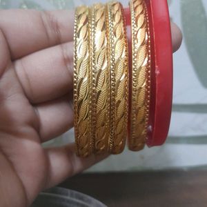 Gold Plated Bangles