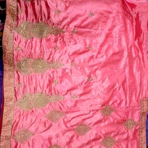 Beautiful Peach Saree