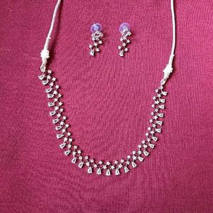 American Diamond Jewellery Set