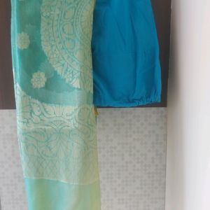 Silk Suit With Dupatta And Salwar