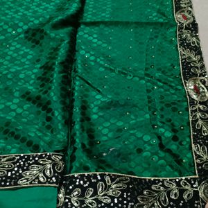 Green Saree