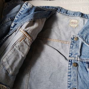 Crop Oversized Denim Jacket!