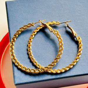 Gold Plated Round Hoop Earrings