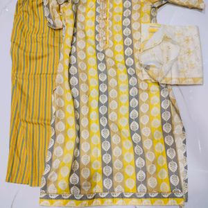 Yellow Mustard Suit Set