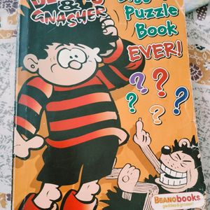 FUN PUZZLE, GAME & Learning BOOK. DENNIS &GNASHER