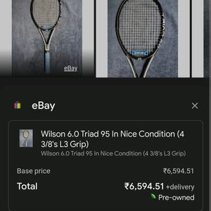 Lawn Tennis Racquet Wilson TRIAD 6.0