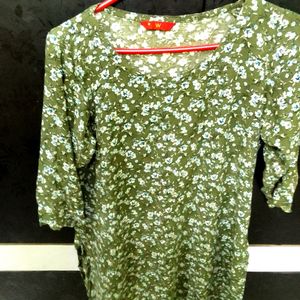 Olive Green Kurti