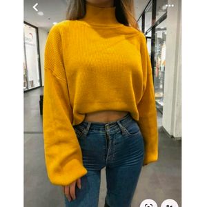 🆕 Cropped Turtle Neck Pullover 🇸‌🇦‌🇱‌🇪‌24hr