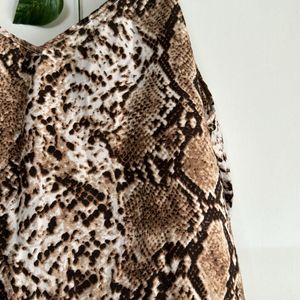 Snake Print Top