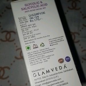 Glamveda 6 step anti acne facial kit