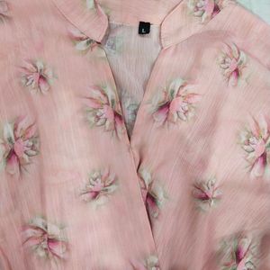 New Pink Floral Top