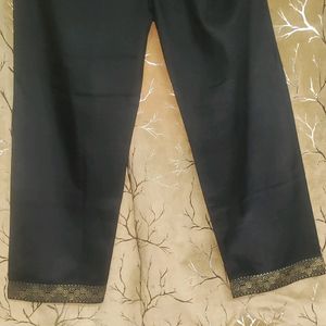 Black Stitched Suit