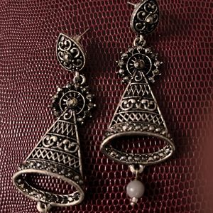 Combo Offer Of Antique Silver Earnings.