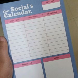 Notepad The Social Calender