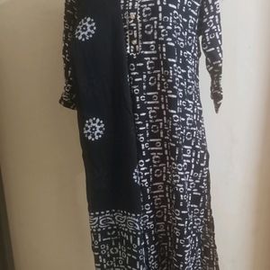 Black Kurtha Set