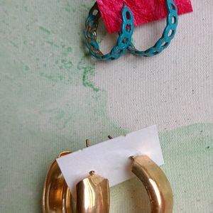 Combo Of 2 Hoops/Earrings