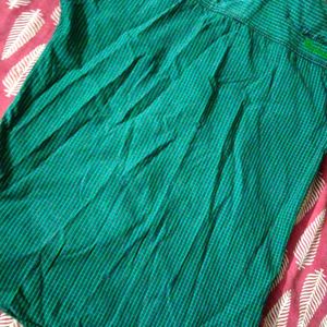 ❤️Kites Casual Wear Green Shirt For UnisexIBust 38