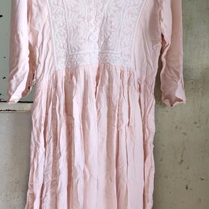 Peach Colour Kurti