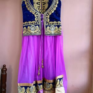 Traditional Purple Anarkali