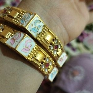 High Gold Bangles