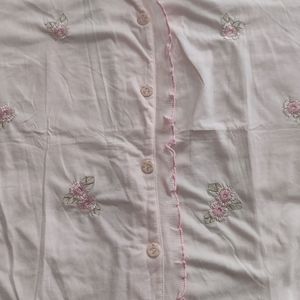 Brand New Unused Night Suit In Baby Pink Colour