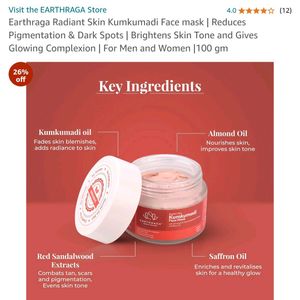 Earthraga Kumkumadi Face Wash