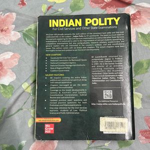 Indian Polity By M Laxmikanth( 6th Edition)