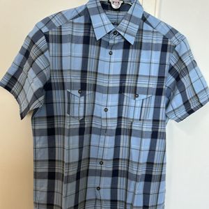 Men M&S Shirt - Blue Checks