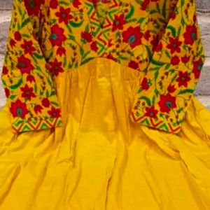 Yellow kurti