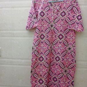 Block Print Straight Kurti For Women's