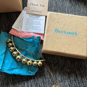 Brass Ghungroo Necklace  by QuirkSmith