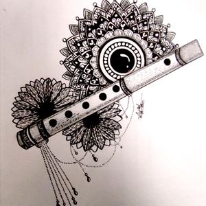 Mandala Flute Art