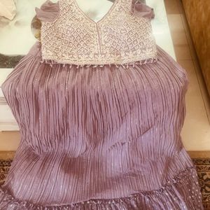 Party Wear Dress With Long Sleves