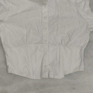 White Corset Shirt