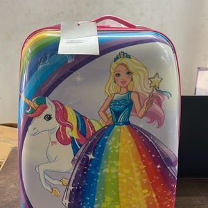 Barbie Printed Trolly Bag For Kids