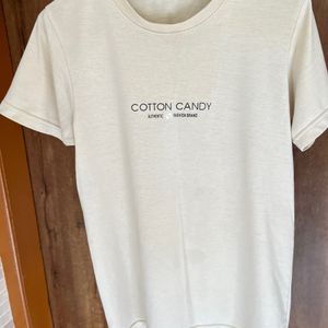 Beige Cotton Candy T-shirt