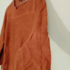 Rust Woolen Top