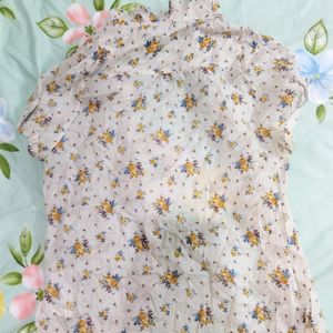 Zara Basic Floral Shirt