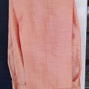 Stitched Coral Pant Suit Without Dupatta