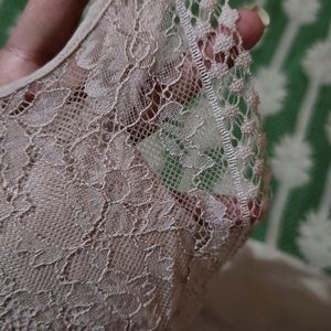 Nude Lacy Bra