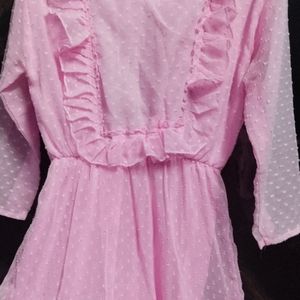 Girls Georgette Frock