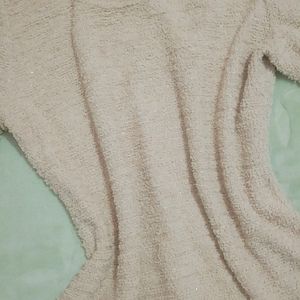 Cozy Winter Textured Sweater Polyester