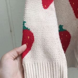 Pinteresty Strawberry Sweater